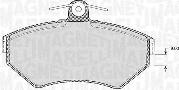 Magneti Marelli 363916060145 - Jarrupala, levyjarru inparts.fi