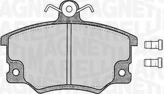 Magneti Marelli 363916060105 - Jarrupala, levyjarru inparts.fi