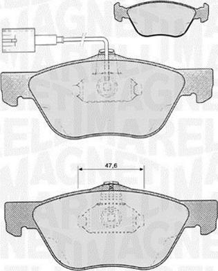 Magneti Marelli 363916060103 - Jarrupala, levyjarru inparts.fi