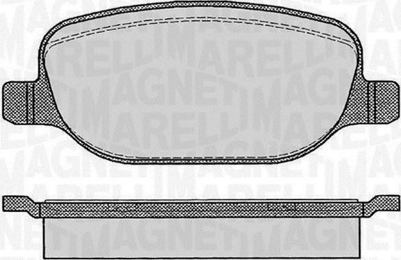 Magneti Marelli 363916060114 - Jarrupala, levyjarru inparts.fi