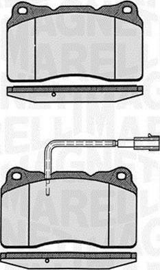 Magneti Marelli 363916060110 - Jarrupala, levyjarru inparts.fi