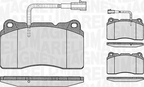 Magneti Marelli 363916060113 - Jarrupala, levyjarru inparts.fi