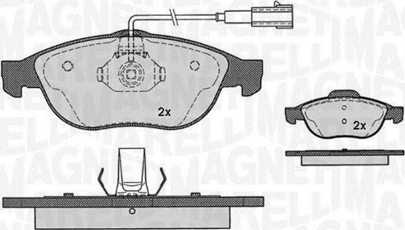 Magneti Marelli 363916060112 - Jarrupala, levyjarru inparts.fi