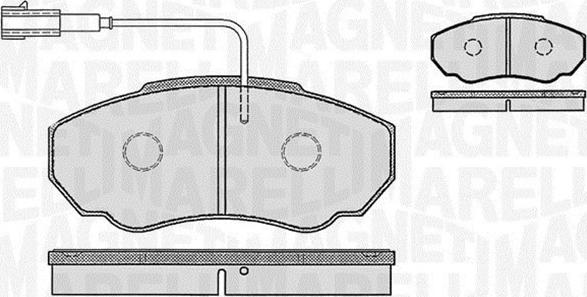 Magneti Marelli 363916060186 - Jarrupala, levyjarru inparts.fi