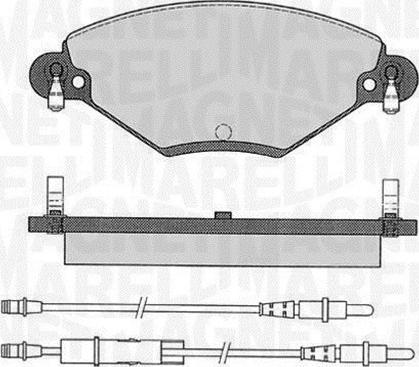 Magneti Marelli 363916060181 - Jarrupala, levyjarru inparts.fi