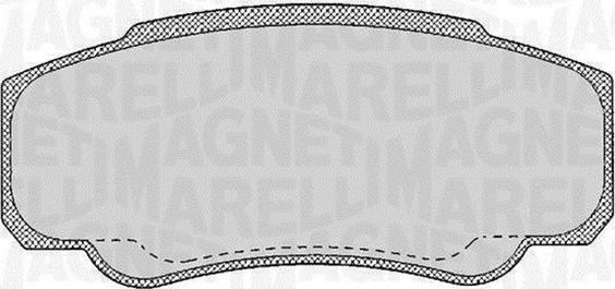 Magneti Marelli 363916060188 - Jarrupala, levyjarru inparts.fi