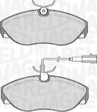 Magneti Marelli 363916060183 - Jarrupala, levyjarru inparts.fi