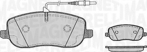 Magneti Marelli 363916060182 - Jarrupala, levyjarru inparts.fi