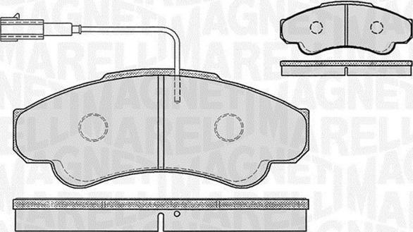 Magneti Marelli 363916060187 - Jarrupala, levyjarru inparts.fi