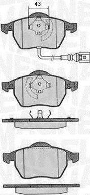 Magneti Marelli 363916060136 - Jarrupala, levyjarru inparts.fi