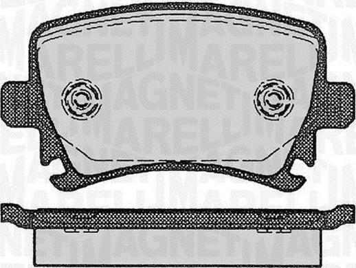 Magneti Marelli 363916060133 - Jarrupala, levyjarru inparts.fi