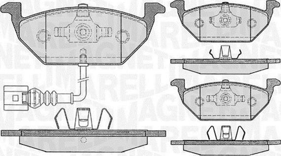 Magneti Marelli 363916060132 - Jarrupala, levyjarru inparts.fi