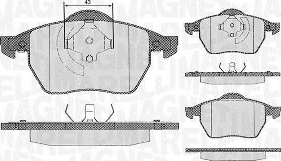 Magneti Marelli 363916060137 - Jarrupala, levyjarru inparts.fi