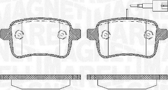 Magneti Marelli 363916060129 - Jarrupala, levyjarru inparts.fi