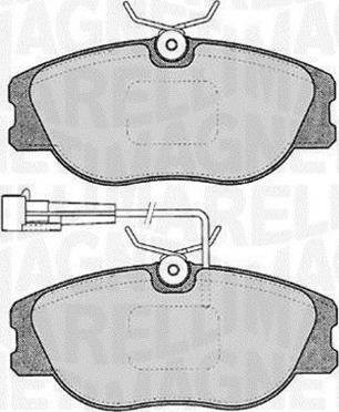 Magneti Marelli 363916060122 - Jarrupala, levyjarru inparts.fi