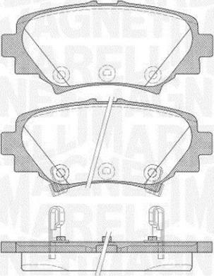 Magneti Marelli 363916060809 - Jarrupala, levyjarru inparts.fi