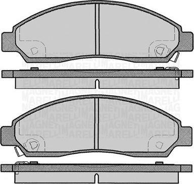 Magneti Marelli 363916060802 - Jarrupala, levyjarru inparts.fi