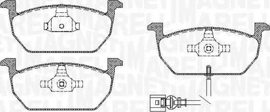 Magneti Marelli 363916060819 - Jarrupala, levyjarru inparts.fi