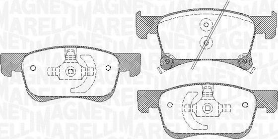 Magneti Marelli 363916060814 - Jarrupala, levyjarru inparts.fi