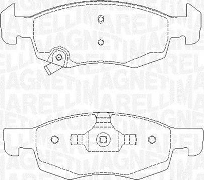 Magneti Marelli 363916060813 - Jarrupala, levyjarru inparts.fi