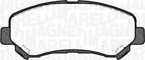 Magneti Marelli 363916060812 - Jarrupala, levyjarru inparts.fi