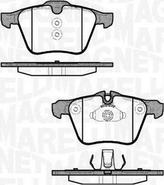 Magneti Marelli 363916060824 - Jarrupala, levyjarru inparts.fi