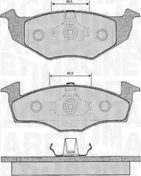 Magneti Marelli 363916060390 - Jarrupala, levyjarru inparts.fi