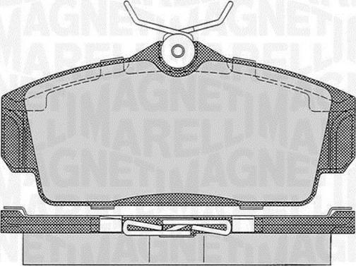 Magneti Marelli 363916060344 - Jarrupala, levyjarru inparts.fi