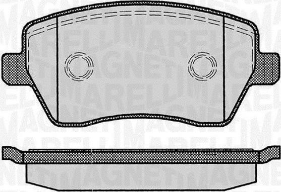 Magneti Marelli 363916060347 - Jarrupala, levyjarru inparts.fi