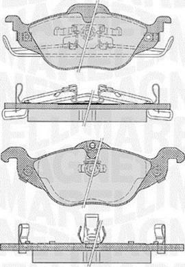 Magneti Marelli 363916060355 - Jarrupala, levyjarru inparts.fi