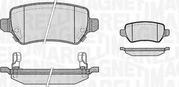 Magneti Marelli 363916060356 - Jarrupala, levyjarru inparts.fi