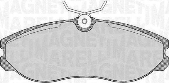 Magneti Marelli 363916060352 - Jarrupala, levyjarru inparts.fi