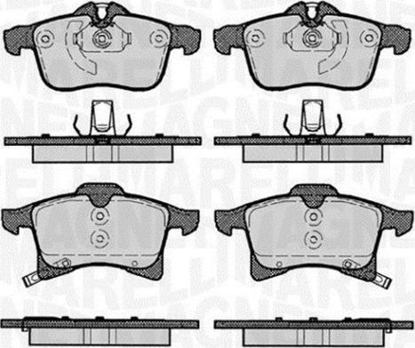 Magneti Marelli 363916060364 - Jarrupala, levyjarru inparts.fi