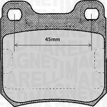 Magneti Marelli 363916060368 - Jarrupala, levyjarru inparts.fi