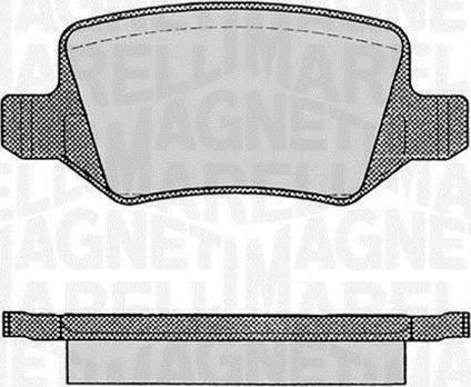 Magneti Marelli 363916060308 - Jarrupala, levyjarru inparts.fi