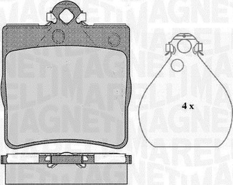 Magneti Marelli 363916060311 - Jarrupala, levyjarru inparts.fi