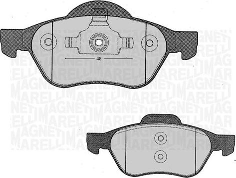 Magneti Marelli 363916060381 - Jarrupala, levyjarru inparts.fi