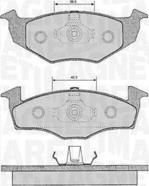 Magneti Marelli 363916060388 - Jarrupala, levyjarru inparts.fi