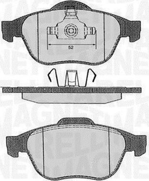 Magneti Marelli 363916060383 - Jarrupala, levyjarru inparts.fi