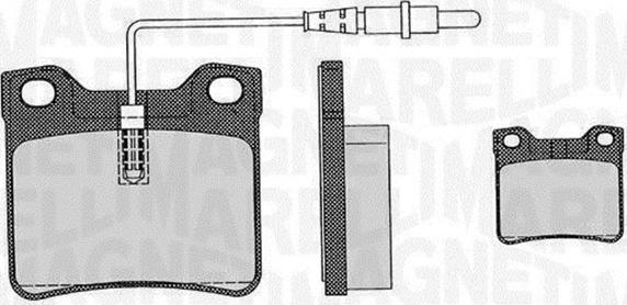 Magneti Marelli 363916060326 - Jarrupala, levyjarru inparts.fi