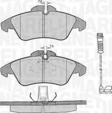 Magneti Marelli 363916060321 - Jarrupala, levyjarru inparts.fi