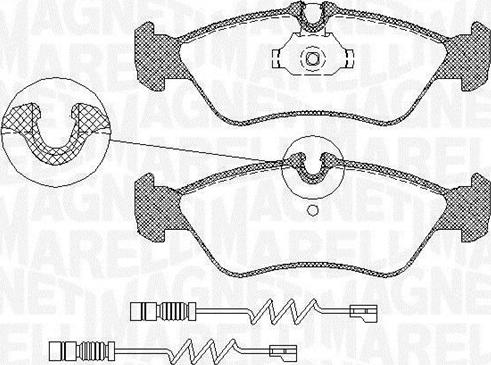 Magneti Marelli 363916060323 - Jarrupala, levyjarru inparts.fi