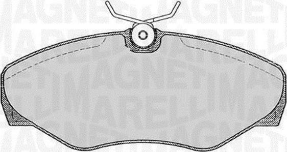 Magneti Marelli 363916060371 - Jarrupala, levyjarru inparts.fi