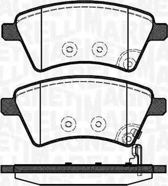 Magneti Marelli 363916060241 - Jarrupala, levyjarru inparts.fi