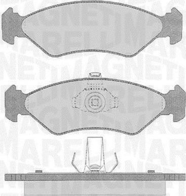 Magneti Marelli 363916060250 - Jarrupala, levyjarru inparts.fi