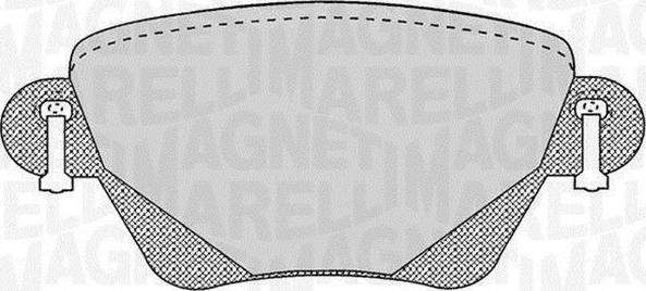 Magneti Marelli 363916060265 - Jarrupala, levyjarru inparts.fi