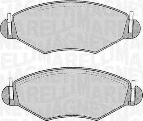 Magneti Marelli 363916060201 - Jarrupala, levyjarru inparts.fi