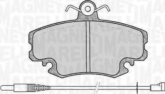 Magneti Marelli 363916060203 - Jarrupala, levyjarru inparts.fi