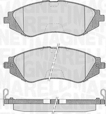 Magneti Marelli 363916060207 - Jarrupala, levyjarru inparts.fi