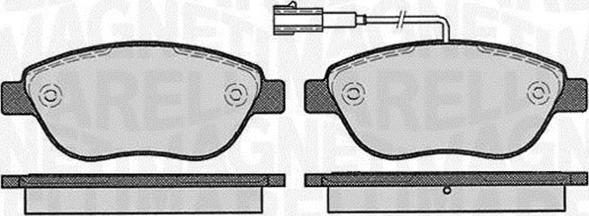 Magneti Marelli 363916060214 - Jarrupala, levyjarru inparts.fi